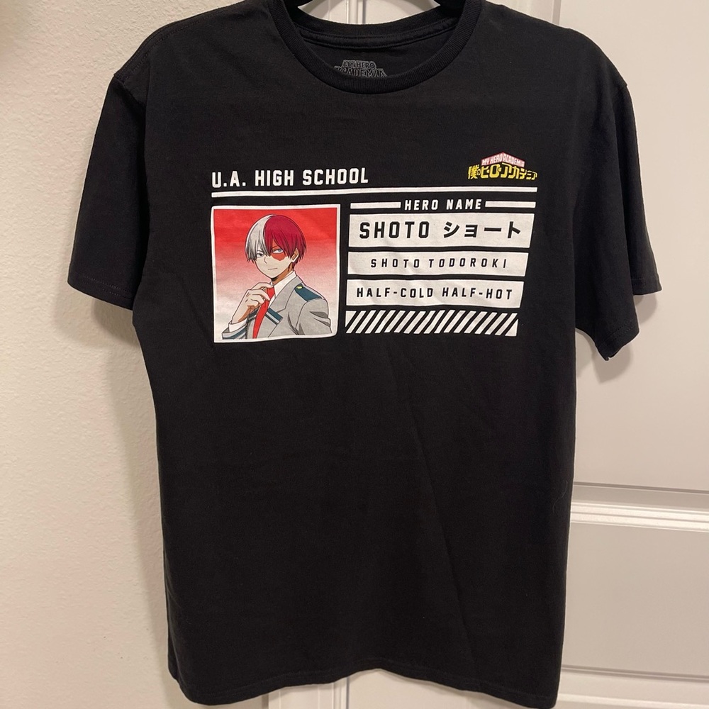 Official My Hero Academia Todoroki U.A. High School Badge T-Shirt